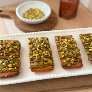 Financiers pistache